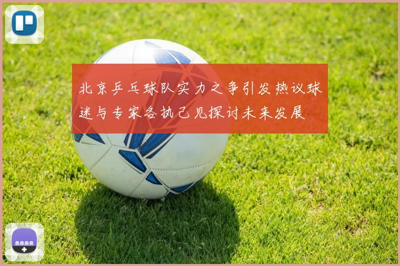 北京乒乓球队实力之争引发热议球迷与专家各执己见探讨未来发展